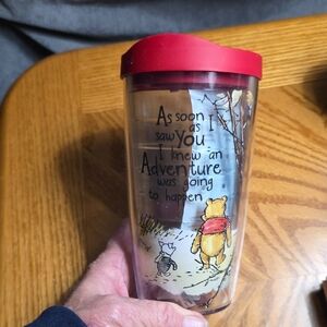 Winnie the Pooh Adventure Tervis Tumbler with Red Lid